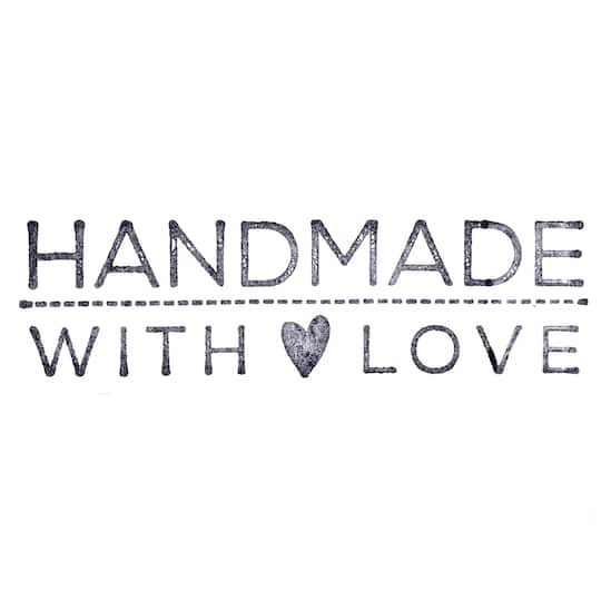 6 Pack: Hampton Art™ Handmade With Love Wood Stamp